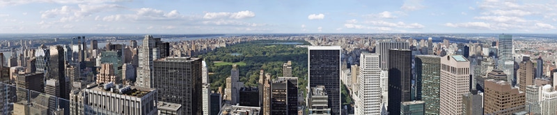 Manhattan, built structure, 5K, wide angle, travel destinations, gray, panoramic, tower, skyscraper, tall - high, triple screen, landscape, architecture