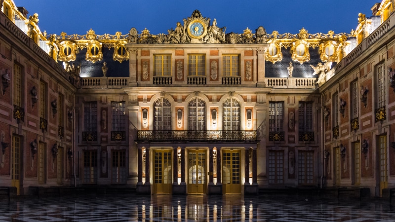 nature, city, entrance, windows, tourism, travel, gold, versailles palace, travel destinations, luxury, versailles, window, illuminated, reflection, details