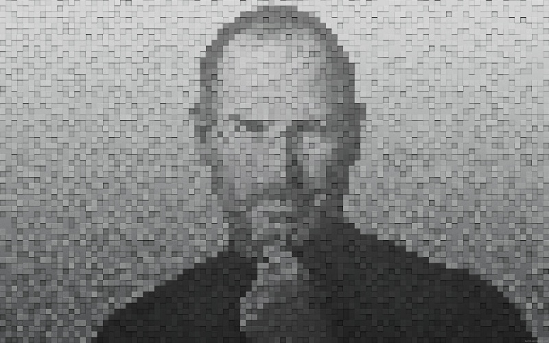 pixels, apple, pixel, cubic, celebrity, jobs, steve, 2K