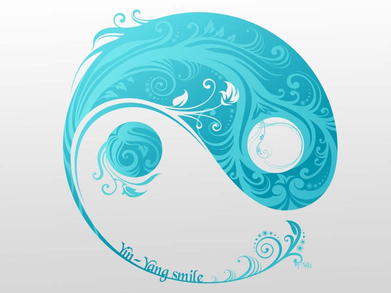 illustration, green color, yang, creativity, white, plant, Yin-yang smile, healthcare and medicine, pattern, studio shot, floral pattern, white color, yin