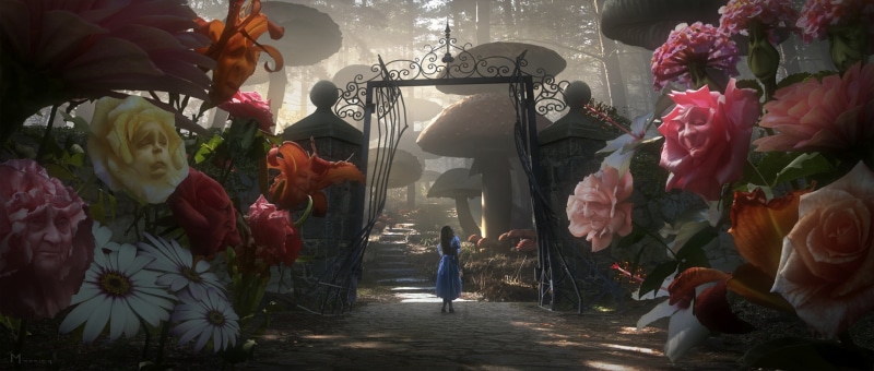 Alice in Wonderland, art and craft, Tim Burton, cultures, sunlight, human representation, representation, outdoors, traditional Festival, asia
