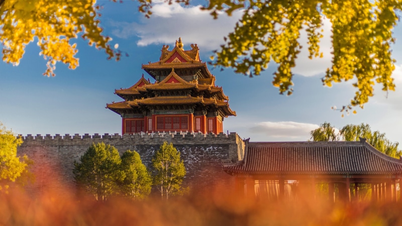 palace, china, beijing, forbidden city, asia, 5k uhd, turret, castle, 5k, autumn, museum, 5K, turret of palace museum
