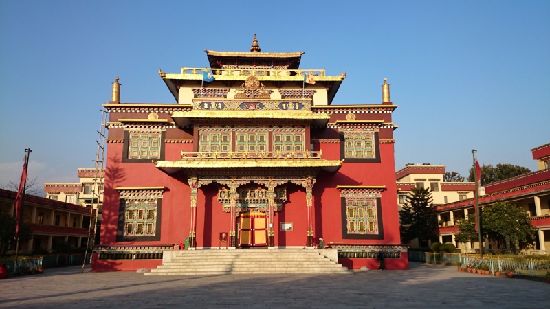 east Asian Culture, Kathmandu, spirituality, no people, red, day, china - East Asia, entrance, Golden Temple, palace, ancient, architecture, 4K, public domain