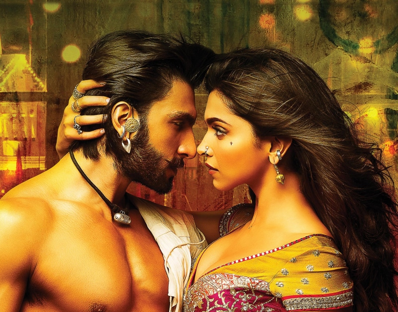 women, black hair, young men, positive emotion, Goliyon Ki Rasleela Ram-Leela, beauty, togetherness, beautiful woman, 2K, couple - relationship, men, Ranveer Singh