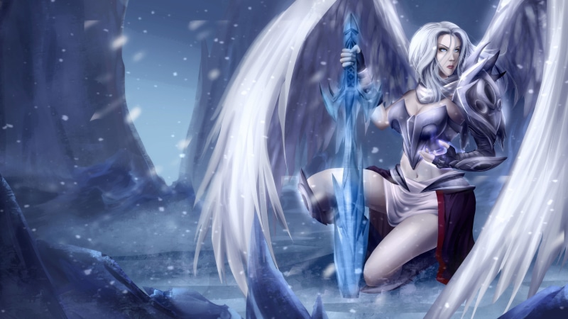 real people, adult, nature, creativity, people, illustration, sword, 4K, wings, illuminated, women, fantasy art, occupation, emotion, indoors, skill, water