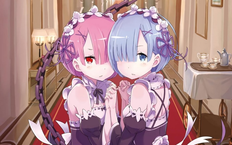 event, characters, no people, decoration, creativity, close-up, lifestyles, indoors, celebration event, anime girls, art and craft, Rem (Re: Zero), anime