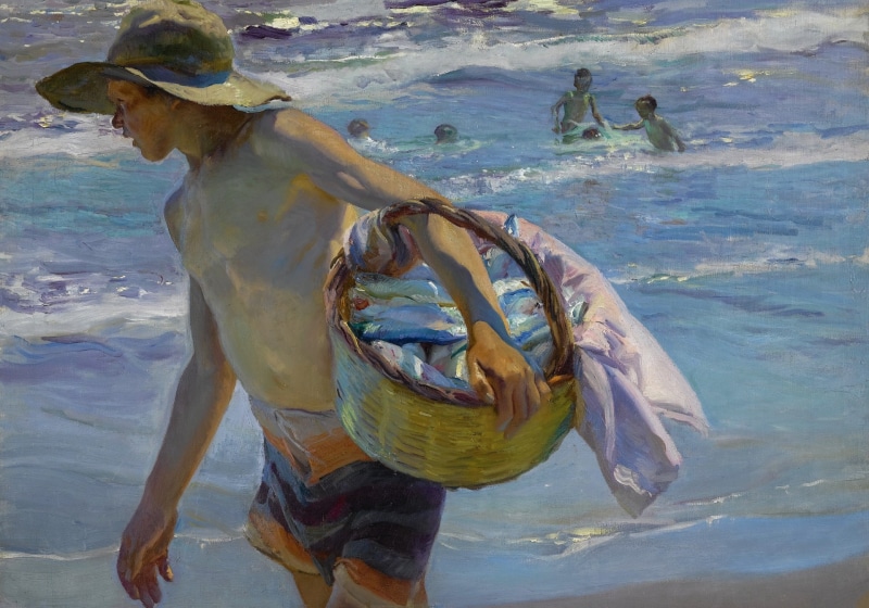 Fisherman, Joaquin Sorolla, sea, 1080P, genre, children, picture