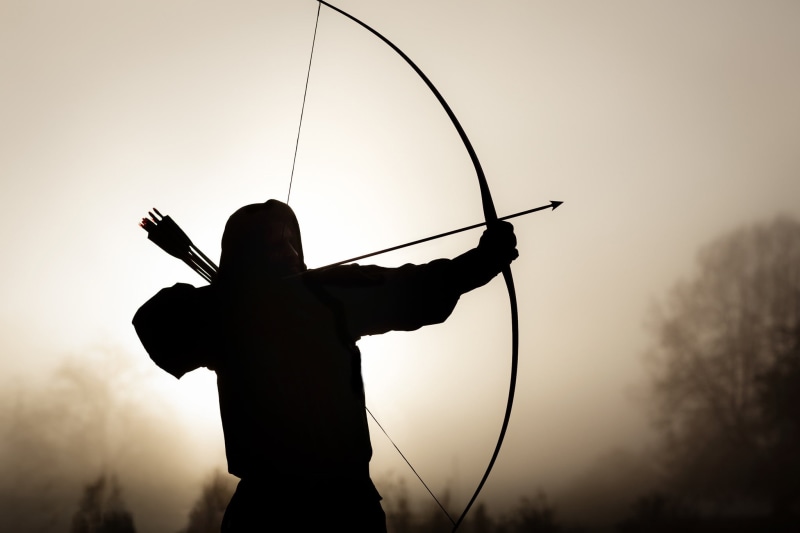 archery, men, background, archery Bow, rope, bow, nature, fishing, tree, fisherman, one Person, sport, people, target Shooting, holding, activity, recreational Pursuit
