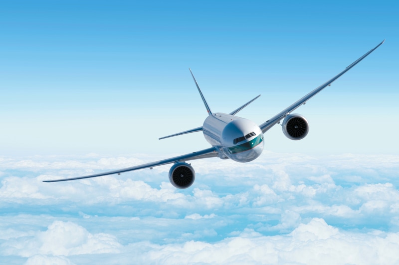 private airplane, mode of transportation, journey, aerospace industry, flight, digital composite, background, blue, white, business, copy space, transportation