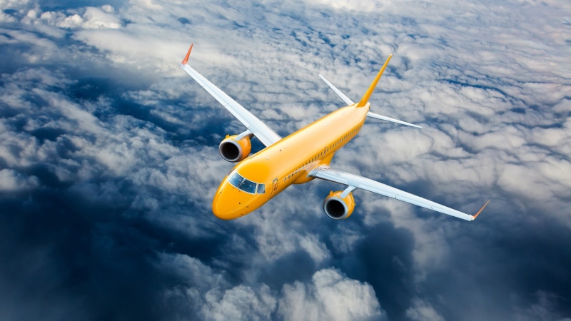 airplane, sky, aviation, 4K, air travel, wing, airbus, flight, cloud