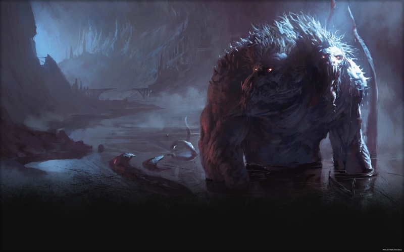 2K, monster, illustation, digital, Dungeons and Dragons, gray, fantasy art, artwork