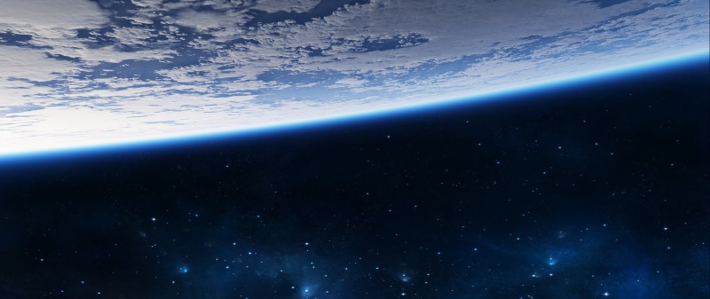 aerospace industry, satellite view, star - space, digital composite, space exploration, planet earth, dark blue, cloud - sky, ultra-wide, night, urban skyline