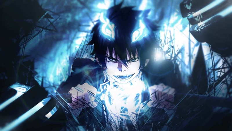 low angle view, 1080P, illuminated, nightlife, lighting equipment, broken, indoors, industry, night, architecture, Blue Exorcist, no people, built structure