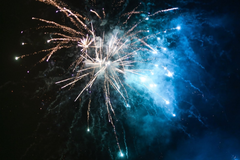 new year, night, new years eve, smoke - physical structure, abstract, illuminated, Fireworks, blurred motion, midnight, long exposure, year, outdoors, firework - Man Made Object