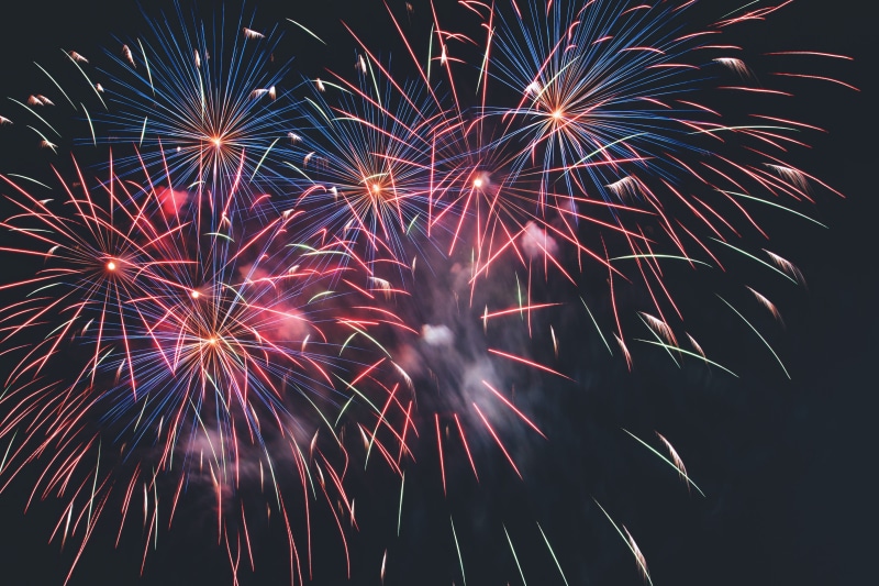 exploding, smoke - physical structure, event, red, fireworks, celebration, fire - Natural Phenomenon, firework, glowing, abstract, multi Colored, motion