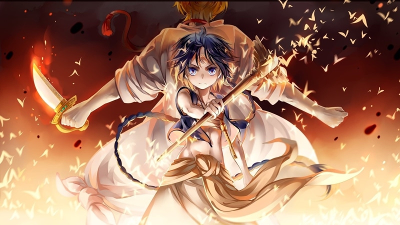 boy, 1080P, character, staff, Magi: The Labyrinth Of Magic, Anime, holding