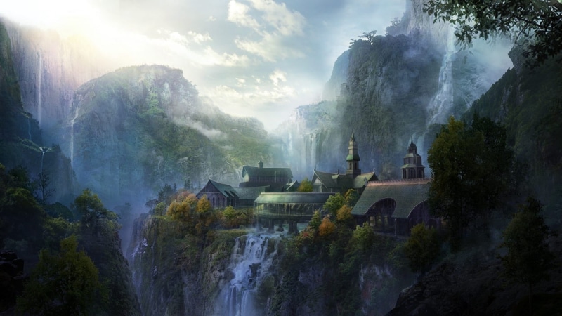 fantasy Art, Rivendell, 1080P