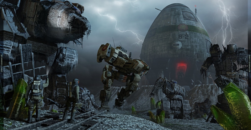 backgrounds, building, no people, rocket, built structure, digital composite, water, robot, travel, galaxy, weapon, mojivjuji, uFO, rubots, outdoors, military