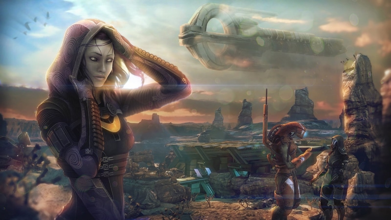 imagination, fantasy, mass effect, beautiful woman, built structure, nature, technology, people, mojivjuji, cloud - sky, building exterior, lifestyles