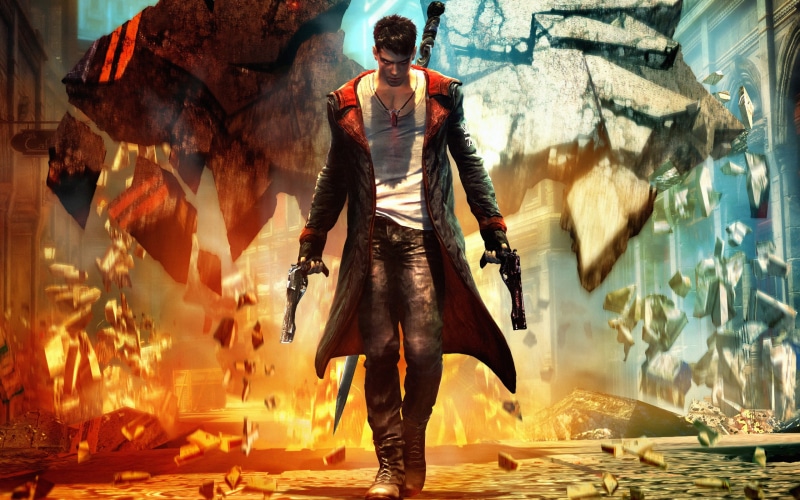 devil may cry, people, architecture, futuristic, game, full length, hd, adult, fashion, flame, mojivjuji, costume, fantasy, mid adult, protection