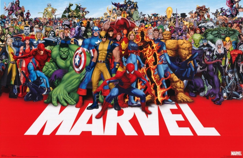 Warren Worthington III, Mystique (Marvel Comics), Rogue (Marvel Comics), Wolverine, Ben Grimm, Daredevil, Human Torch (Marvel Comics), Sentinel (Marvel Comics)