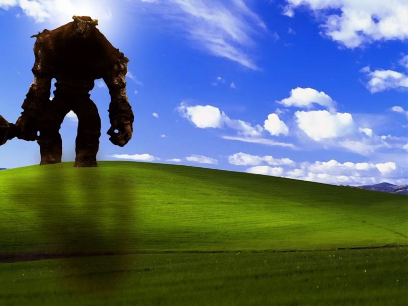 Windows XP, 480P, video games, Shadow of the Colossus