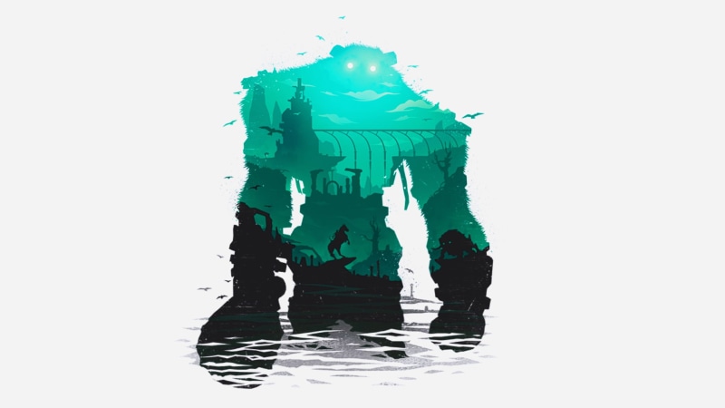 Shadow of the Colossus, digital art, video games, 1080P