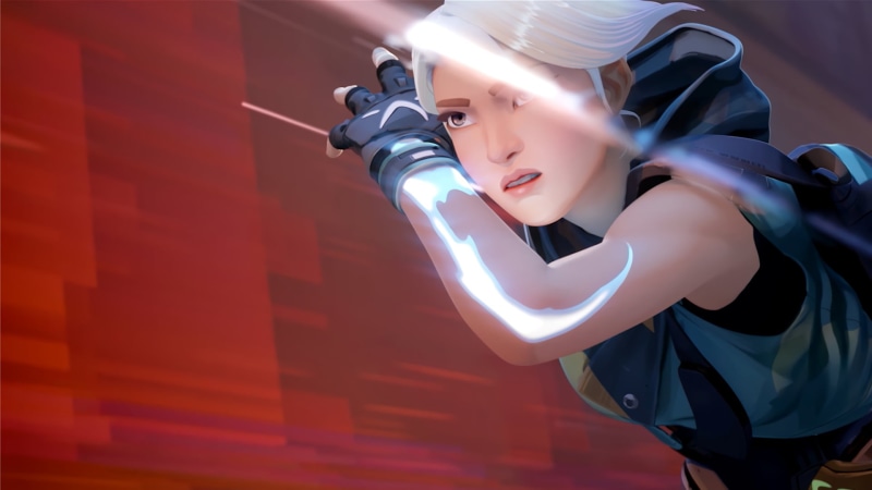 game poster, Valorant, Jett (Valorant), 1080P