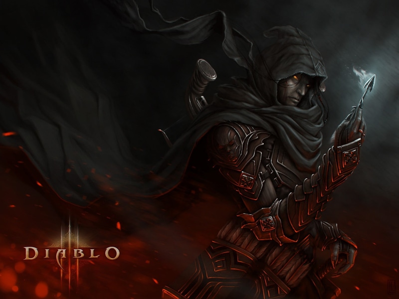 male likeness, representation, Diablo, art and craft, statue, video games, creativity, craft, Diablo III, 1080P, fantasy art, abstract, human representation