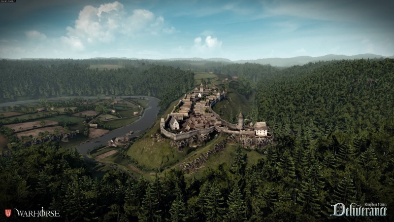 scenics - nature, plant, sky, land, mountain, video games, environment, day, no people, landscape, architecture, nature, green color, Kingdom Come: Deliverance
