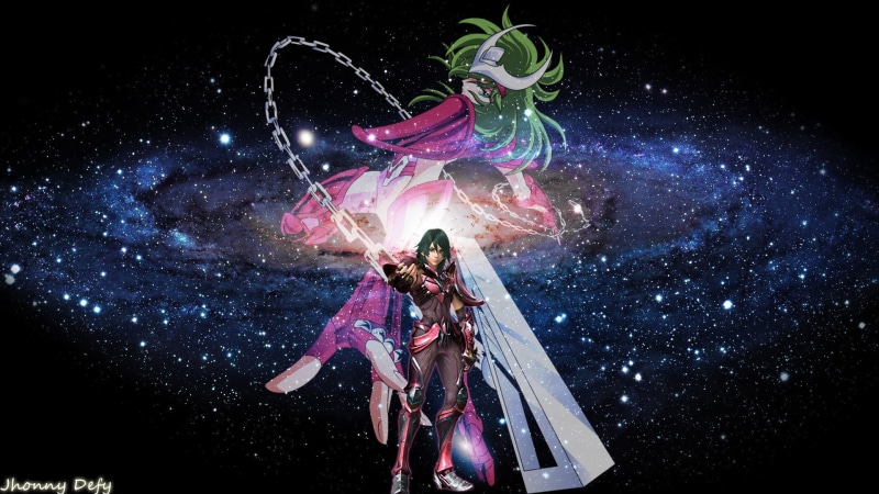 people, star - space, full length, sky, emotion, astronomy, night, 1080P, space, motion, beautiful woman, Saint Seiya: Legend of Sanctuary, outdoors, nature