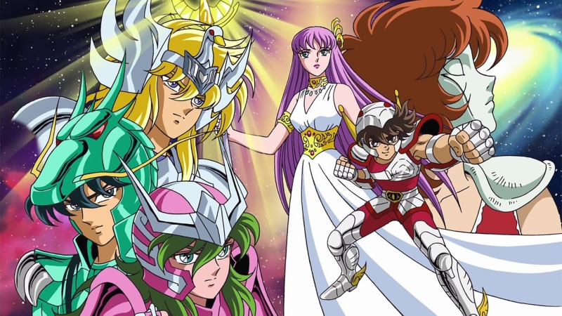 outdoors, Cygnus Hyoga, arts culture and entertainment, large group of objects, representation, Andromeda Shun, Saint Seiya, art and craft, creativity