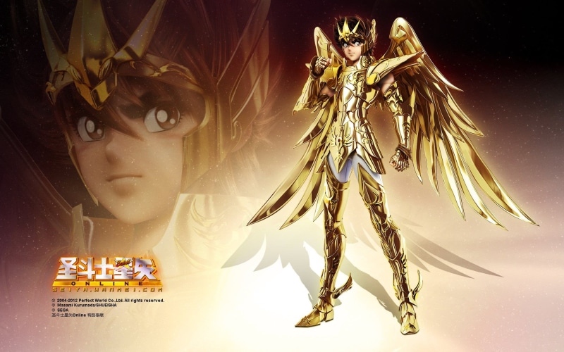indoors, mid adult, human representation, 1080P, Saint Seiya, representation, front view, Anime, looking at camera, Pegasus Seiya, female likeness, young adult