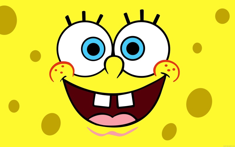 spongebob, 2K, smiling, cartoon, smile, children, squarepants