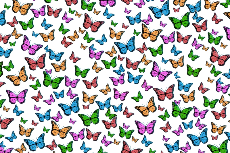 swing, many, creativity, elated, art and craft, 5K, full frame, multi colored, abundance, directly above, arrangement, design, butterflies, colorful, background