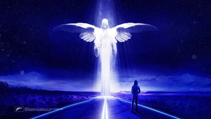 space, full length, motion, one person, long exposure, blue, nature, album covers, scenics - nature, Eternal Sunshine of the Spotless Mind, Axwell, night