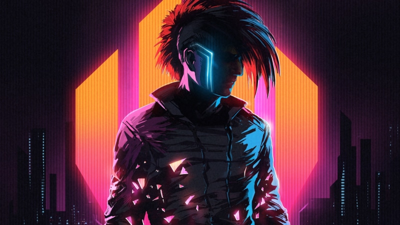 cityscape, cyberpunk, Scandroid, Klayton, digital art, 2K