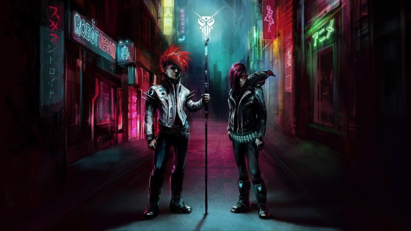 1080P, varien klayton scandroid raven cyberpunk street city