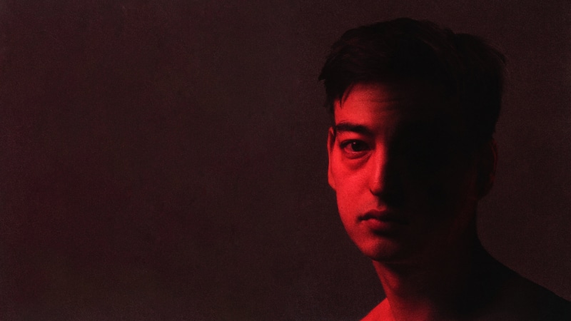 red, Joji, album covers, crimson, 4K, black, music, cover art