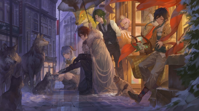 anime, 1080P, anime boys, anime girls, Genshin Impact