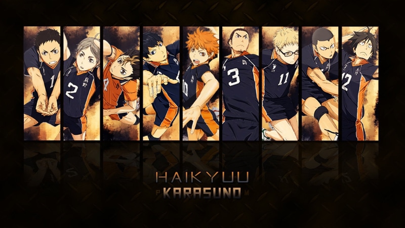 text, group of people, architecture, 1080P, western script, people, real people, crowd, arts culture and entertainment, music, haikyuu, capital letter