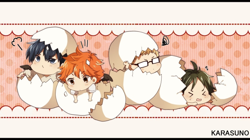 2K, chibi, haikyuu