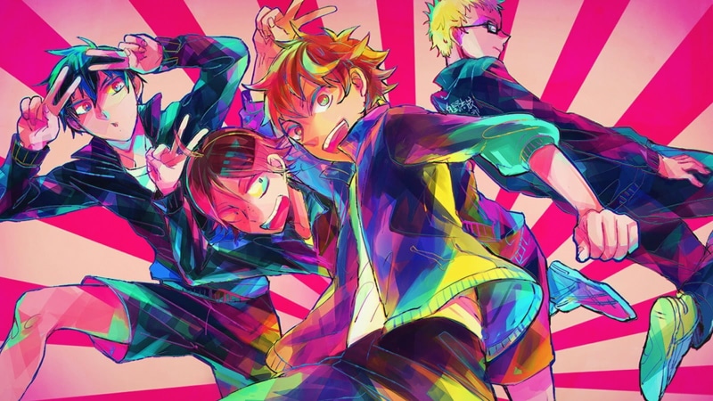no people, indoors, fashion, 720P, full frame, low angle view, multi colored, variation, Haikyuu, representation, art and craft, creativity