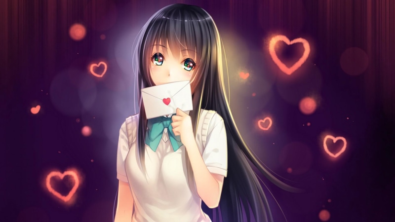 1080P, love, addressed, love letter addressed to you, anime girls, anime, girls, beautiful, letter, cute