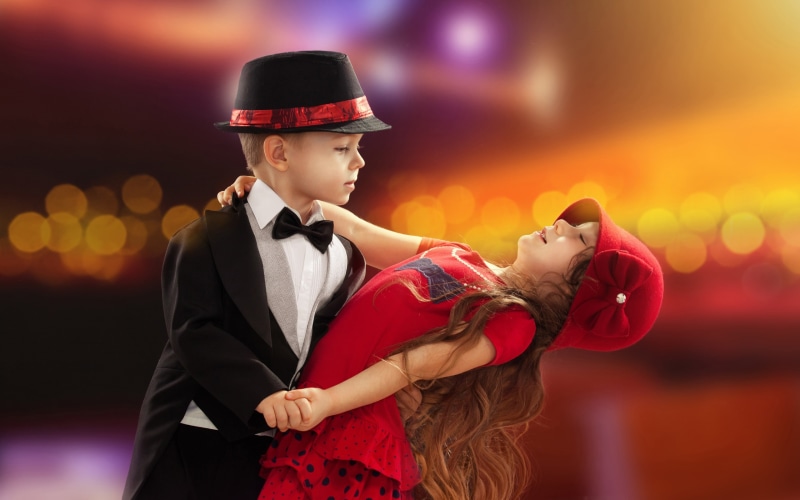 2K, Boy, Girl, Cute, dancing, together, Beautiful, Child, Dance