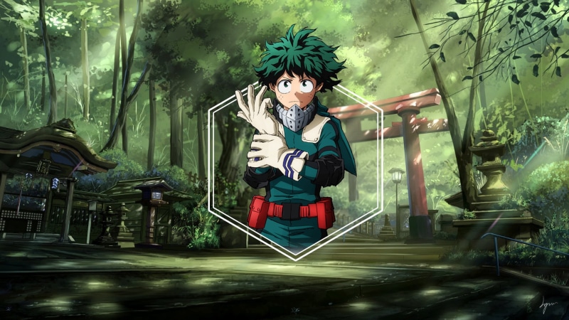 Izuku Midoriya, anime boys, Boku no Hero Academia, anime, anime landscape, 1080P, Deku, anime man, Midoriya Izuku