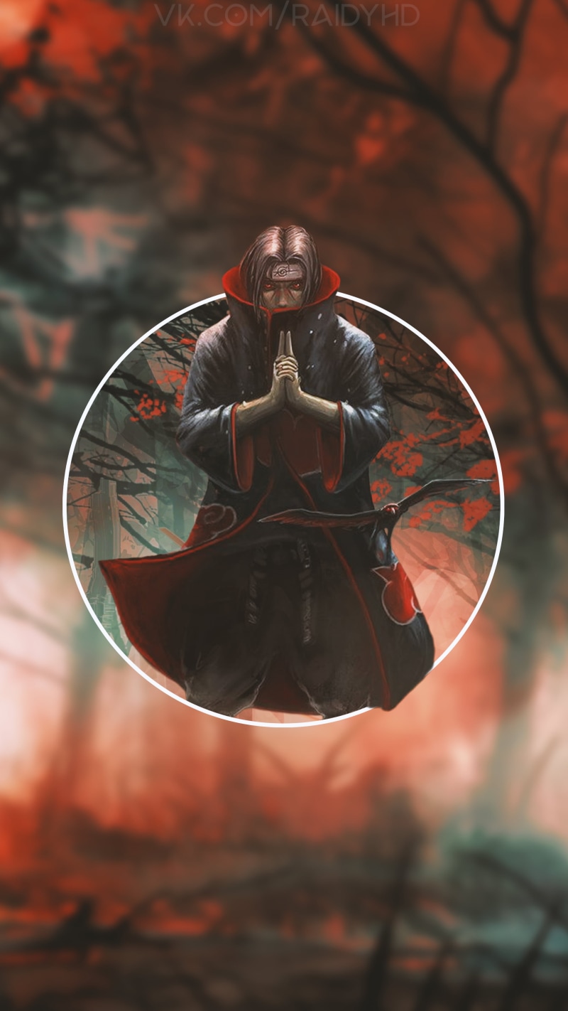 Uchiha Itachi, 4K, anime, picture-in-picture