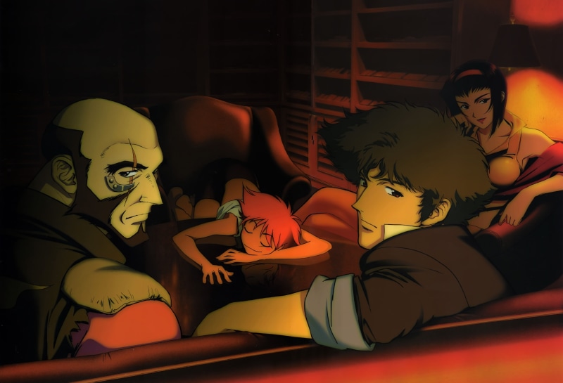 4K, bebop, cowboy bebop, art, spike, spike spiegel, anime, cowboy, hd, spiegel, cowboys