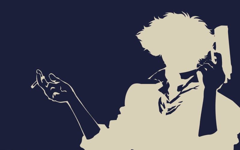 Spike Spiegel, anime boys, anime, Cowboy Bebop, 720P, silhouette