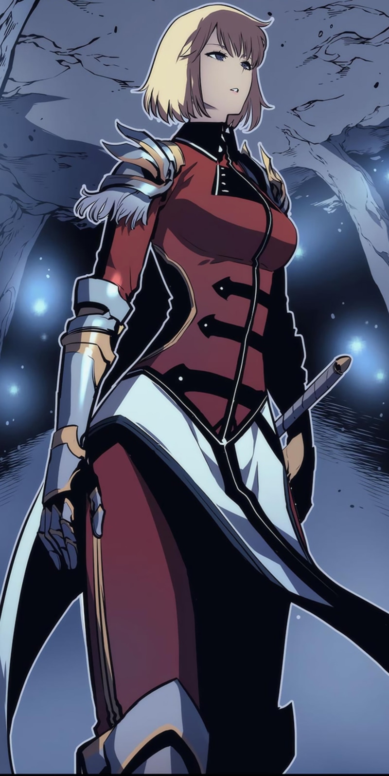 manga, manga sketch, screen shot, anime girls, 2K, anime, anime boys, Sung Jin Woo, Solo Leveling, Cha Hae In